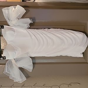 White off the shoulder dress